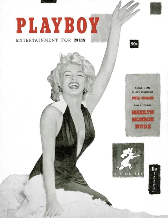 Δεκέμβριος 1953: Το πρώτο εξώφυλλο του Playboy με τη Μέριλιν Μονρόε.