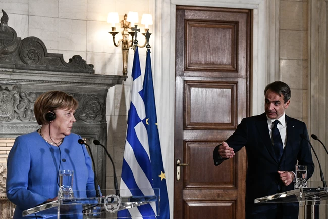 Μητσοτάκης Μέρκελ
