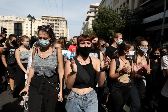 Καταλήψεις στα σχολεία: Ολοκληρώθηκε το μαθητικό συλλαλητήριο στο κέντρο της Αθήνας