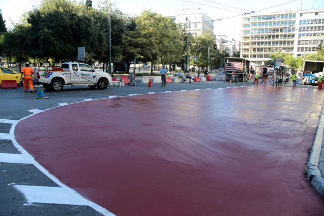 Μεγάλος Περίπατος Σύνταγμα έργα