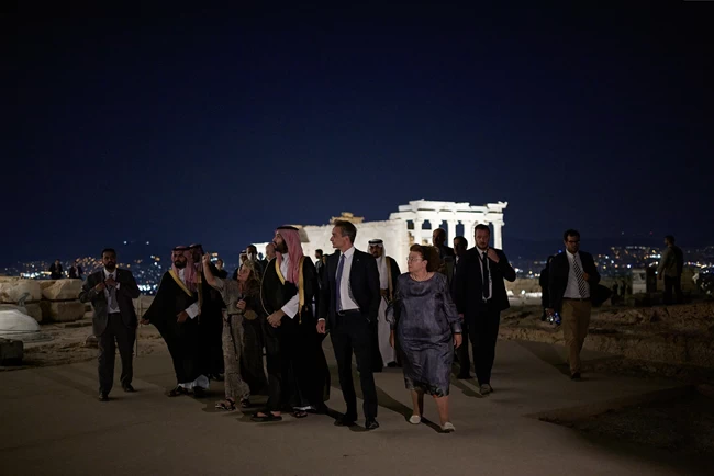 μητσοτακης μπιν σαλμαν