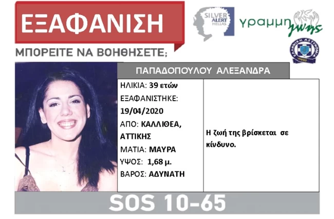 Εξαφάνιση 39χρονης
