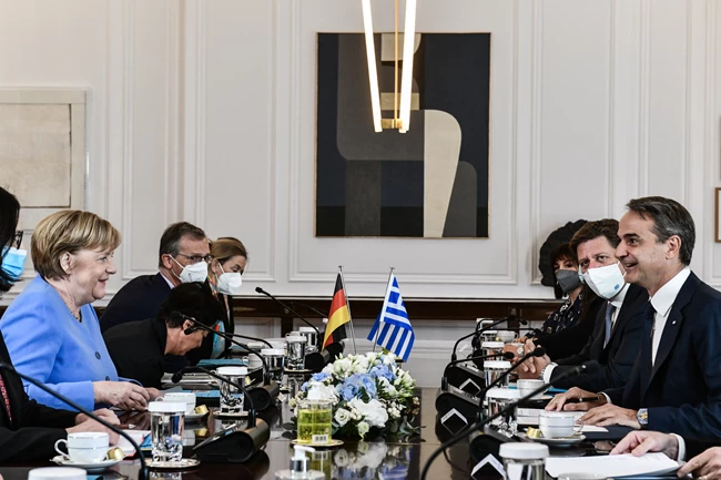 Μητσοτάκης Μέρκελ