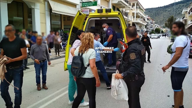 τροχαιο αργος γυναικα μηχανη