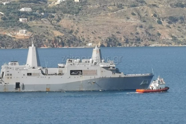 Στη Σούδα το θηριώδες ελικοπτεροφόρο «USS Iwo Jima» του έκτου αμερικανικού στόλου (εικόνες) ΣΟΥΔΑ