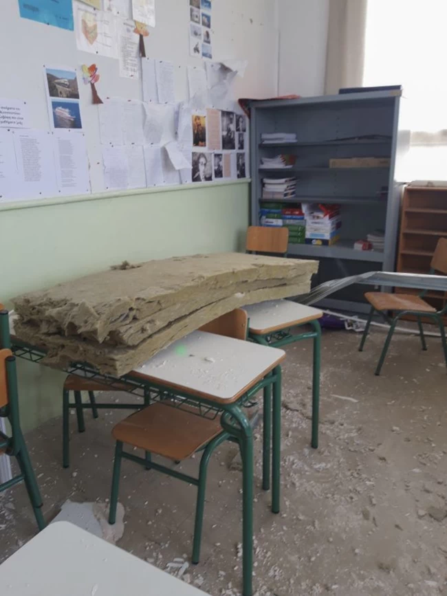 Θεσσαλονίκη: 3,5 εκατ. ευρώ έχει πληρώσει το κράτος σε ενοίκια για το σχολείο που κατέρρευσε η οροφή του