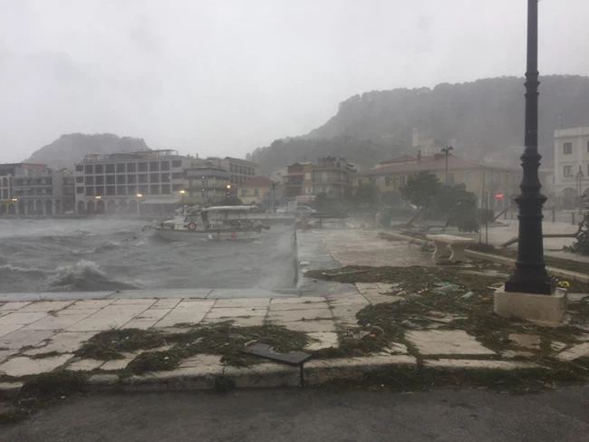 Λιμάνι Ζάκυνθος Ιανός Ζημιές