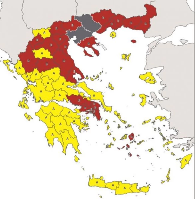 Κορονοϊός: Οδηγός επιβίωσης για τις τρεις ζώνες (κόκκινες, πορτοκαλί, γκρι) - Αναλυτικά τα μέτρα ανά περιοχή