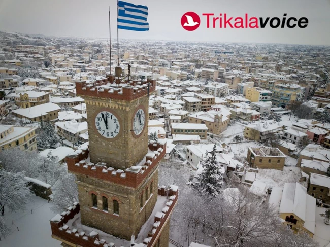 τρίκαλα χιόνια
