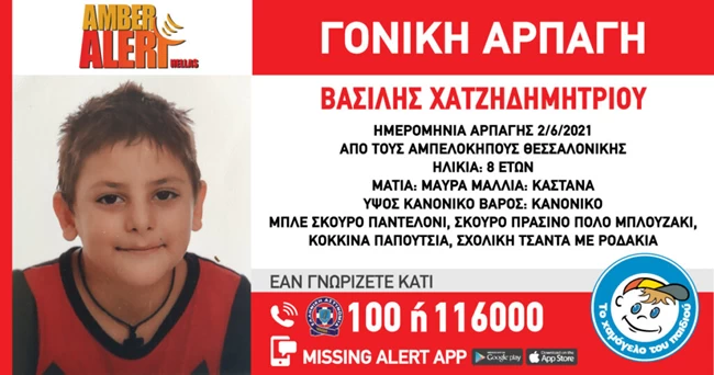 εξαφανιση ανηλικου