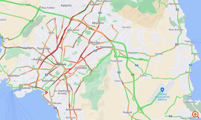 Κυκλοφοριακή ασφυξία στην Αθήνα: Χωρίς Μετρό, Ηλεκτρικό και Τραμ - Άρση του δακτυλίου