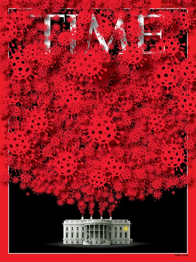 Ιστορικό εξώφυλλο του TIME: Ο Λευκός Οίκος έγινε εστία υπερμετάδοσης του κορονοϊού
