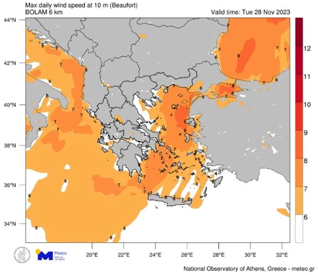 Meteo ανεμοι