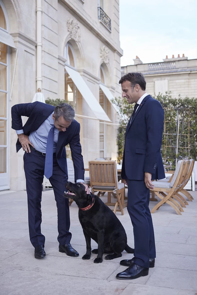 Μητσοτάκης Μακρόν