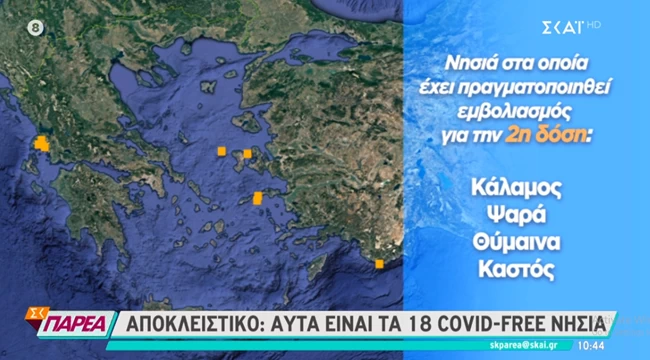 Εμβόλια στα νησιά