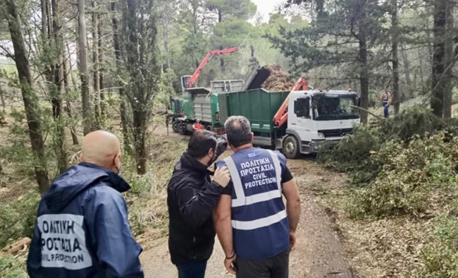 Στο Τατόι ο Χαρδαλιάς - Αυτοψία στα έργα πυροπροστασίας