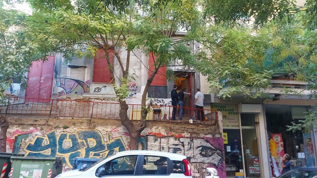 Εκκένωση κατάληψης Παγκράτι