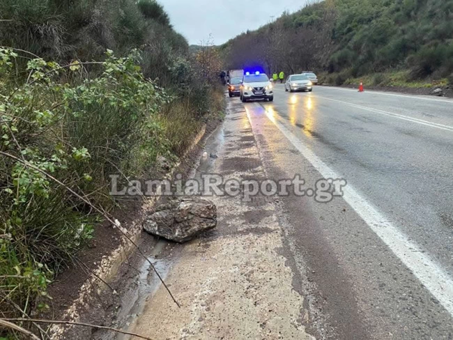 Λαμία εκτροπή νταλίκας