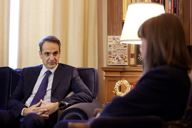Μητσοτάκης Σακελλαροπούλου