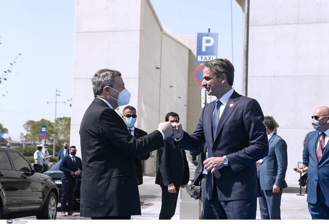 Μητσοτάκης Ντράγκι