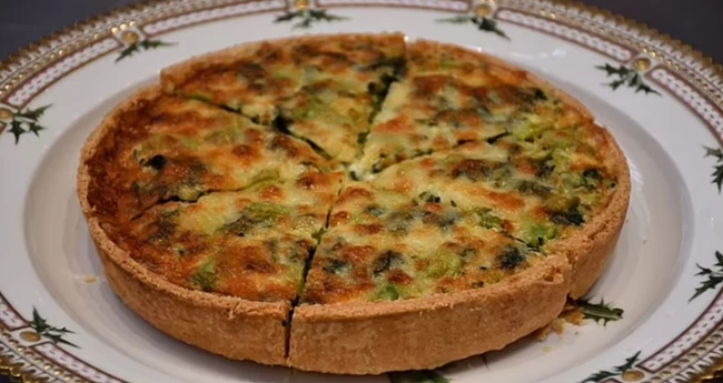 Κάρολος quiche σπανάκι