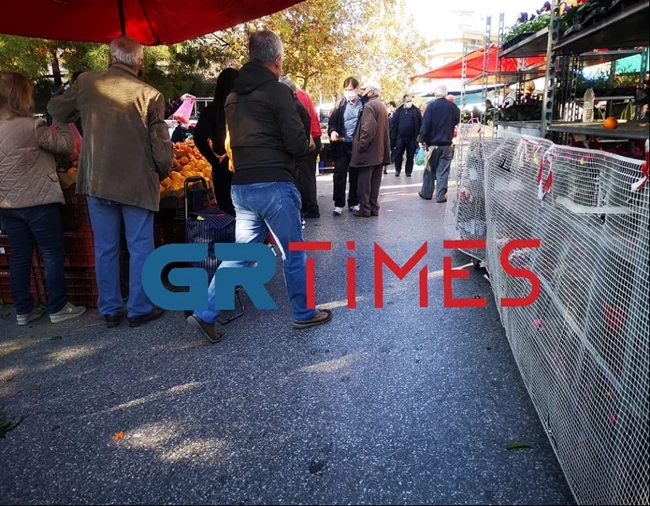 Θεσσαλονίκη κορονοϊός λαϊκή