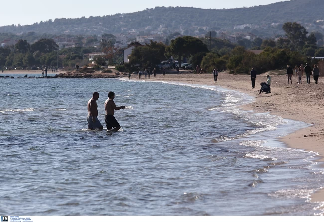 Χριστούγεννα παραλία