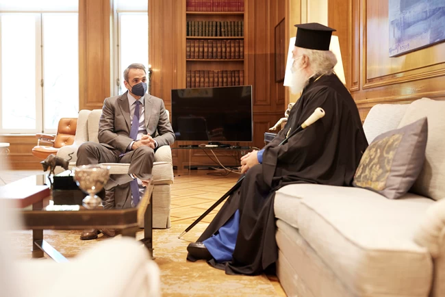 Κυριακος Μητσοτάκης - Πατριάρχης Αλεξανδρείας