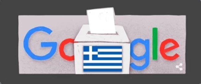 Αφιερωμένο στις εθνικές εκλογές το doodle της Google