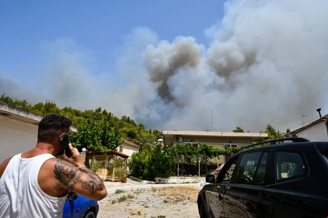 Φωτιά στην Αρχαία Ολυμπία