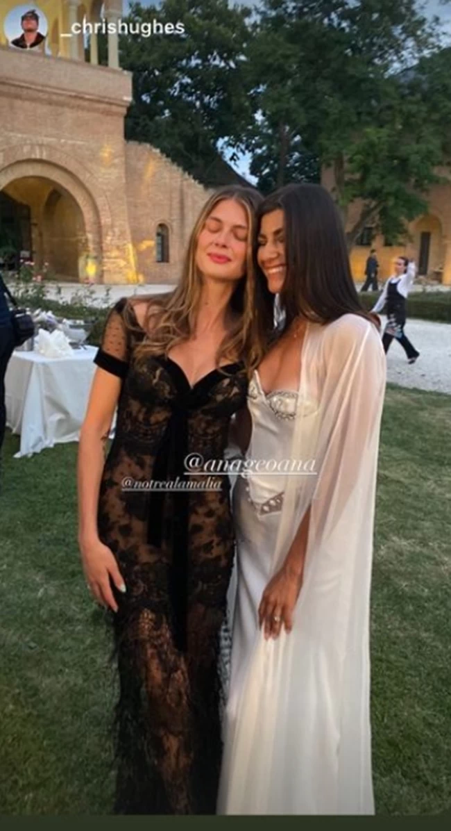 Αμαλία Κωστοπούλου: Supermodel με διάφανο φόρεμα σε χλιδάτο πάρτι αρραβώνων στο Βουκουρέστι