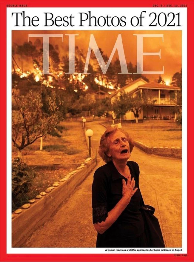 Κατερίνα Σακελλαροπούλου: Τα "μπράβο" στον φωτογράφο για το συγκλονιστικό στιγμιότυπο στο εξώφυλλο του Time