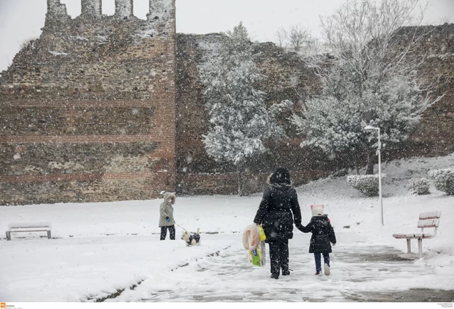 Θεσσαλονίκη χιόνια