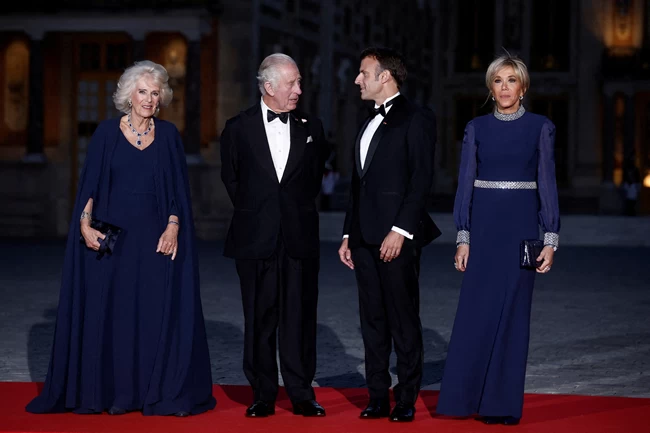 macron king charles