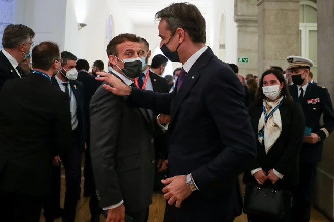 Μητσοτάκης Μακρόν Πόρτο