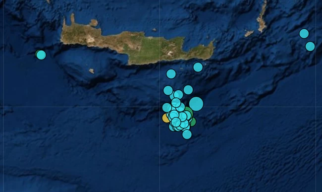 Νέα σεισμική δόνηση 4,4 Ρίχτερ στην Κρήτη