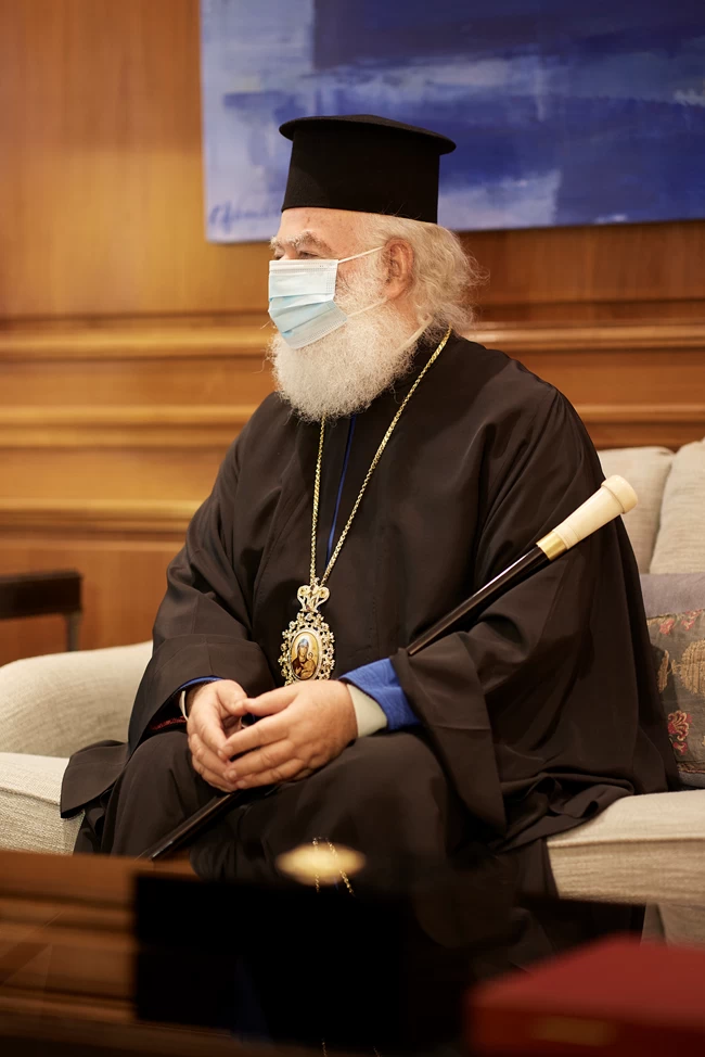 Κυριακος Μητσοτάκης - Πατριάρχης Αλεξανδρείας