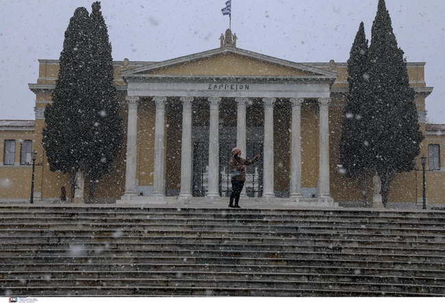 χιόνια αθήνα