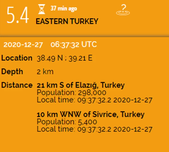 Σεισμός στην Τουρκία: 5,3 Ρίχτερ ταρακούνησαν την χώρα