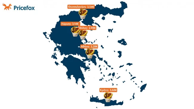 Χρυσάφι το σουβλάκι: Στην Αθήνα πωλείται ακόμα και έξι ευρώ - Οι πιο ακριβές γειτονιές για πιτόγυρο [Χάρτης]