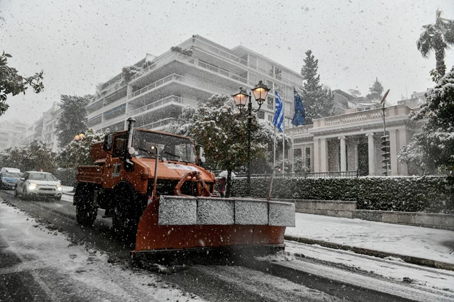 χιόνια αθήνα