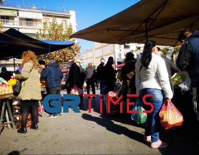 Θεσσαλονίκη κορονοϊός λαϊκή