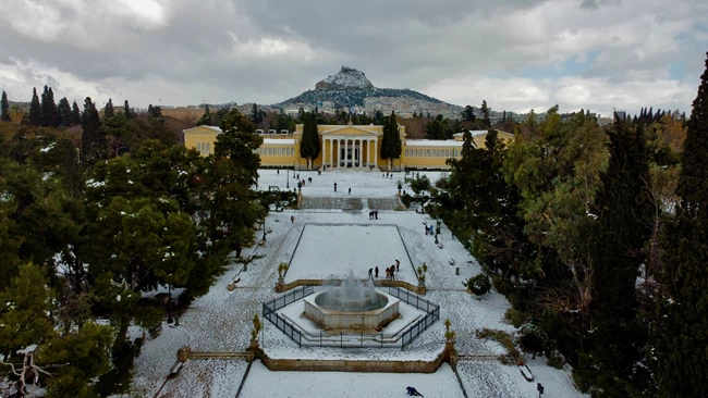 Αθήνα Χιόνια