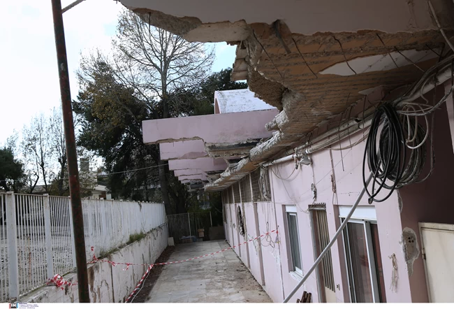 καταρρευση στεγης νεο ηρακλειο