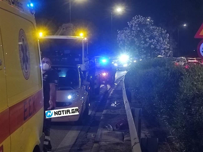 Δύο σοβαρά τροχαία στην Παραλιακή: Ενας νεκρός και ένας ακρωτηριασμένος οδηγός