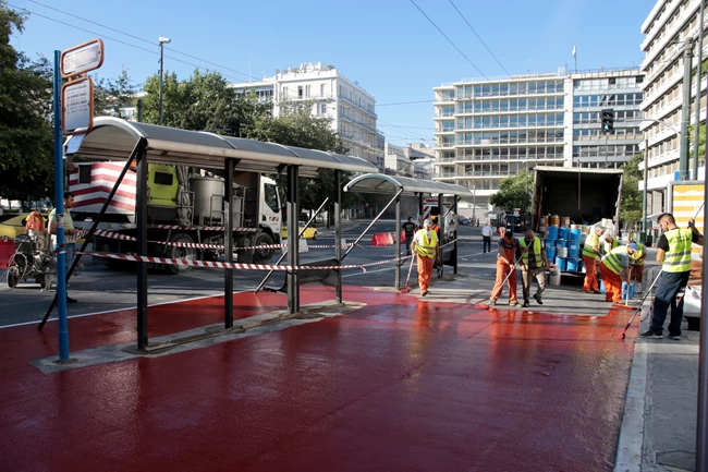 Μεγάλος Περίπατος Σύνταγμα έργα