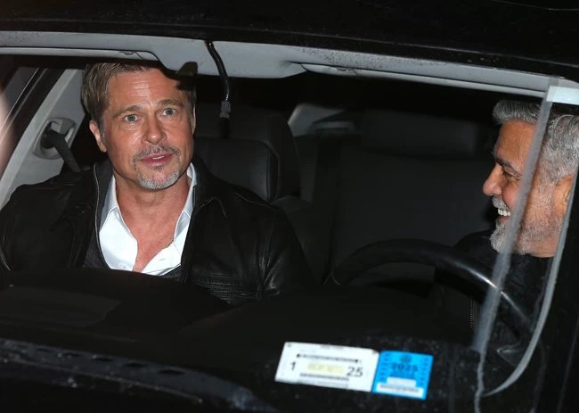 brad pitt george clooney