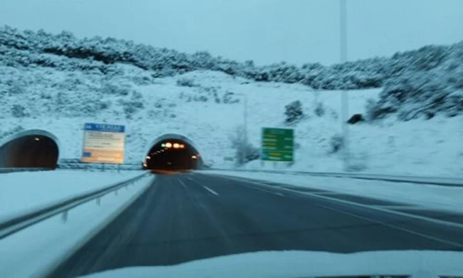Εγνατία οδός χιόνια
