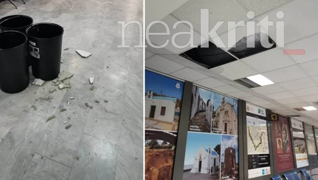 Κρήτη κακοκαιρία αεροδρόμιο