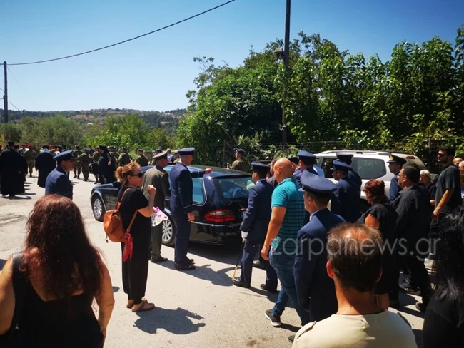 κηδεια σμηναγου χανια